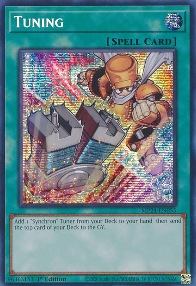 Tuning (Alternate Art) [MP24-EN055] Prismatic Secret Rare | Jomio and Rueliete's Cards and Comics