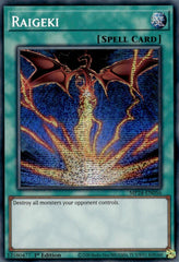 Raigeki (Alternate Art) [MP24-EN056] Prismatic Secret Rare | Jomio and Rueliete's Cards and Comics