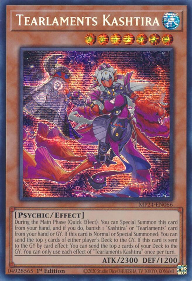 Tearlaments Kashtira [MP24-EN066] Prismatic Secret Rare | Jomio and Rueliete's Cards and Comics