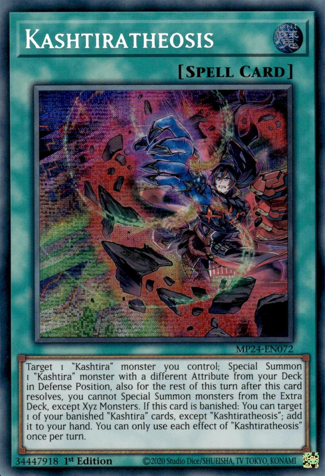 Kashtiratheosis [MP24-EN072] Prismatic Secret Rare | Jomio and Rueliete's Cards and Comics