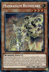 Mannadium Riumheart [MP24-EN079] Prismatic Secret Rare | Jomio and Rueliete's Cards and Comics