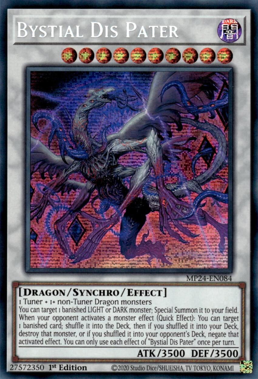 Bystial Dis Pater [MP24-EN084] Prismatic Secret Rare | Jomio and Rueliete's Cards and Comics