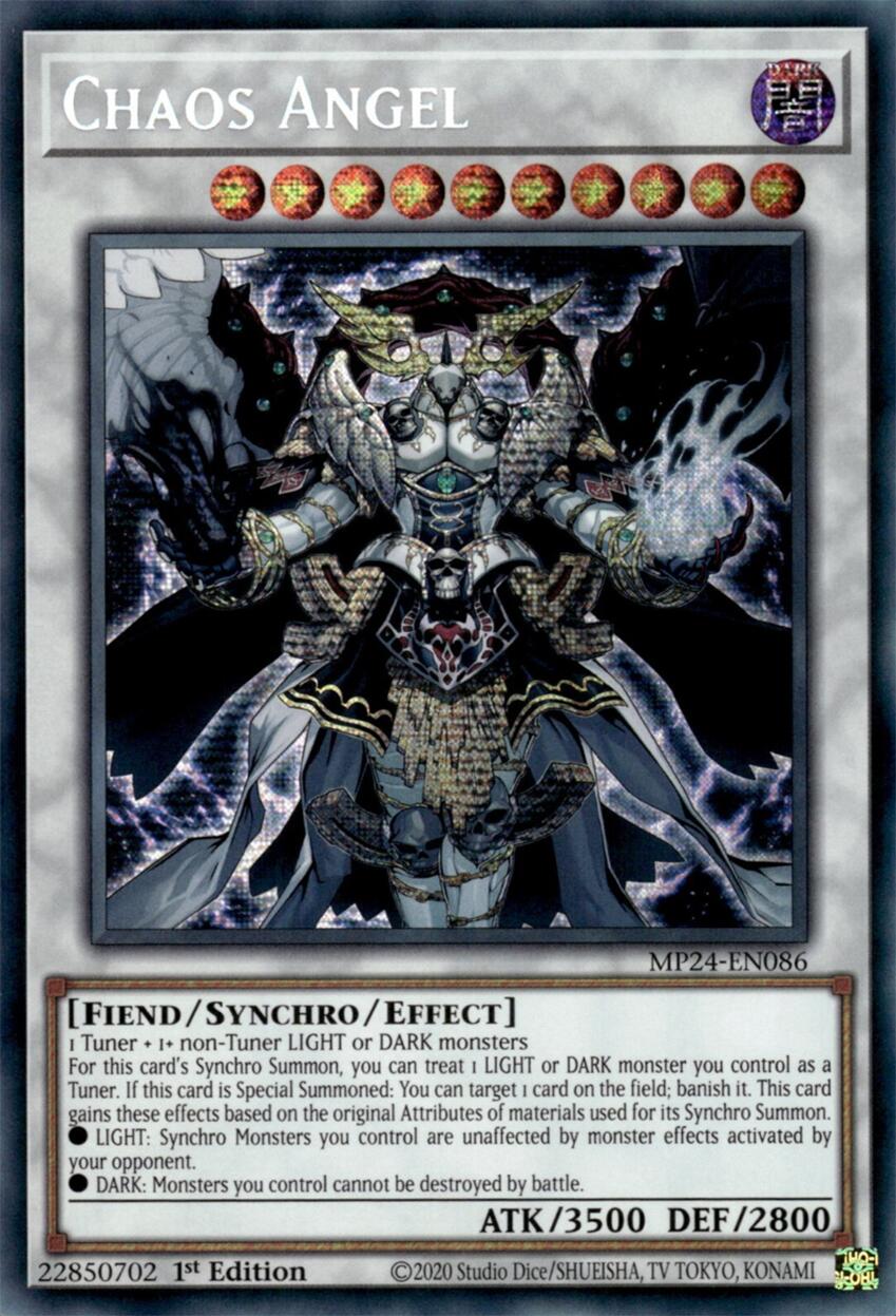 Chaos Angel [MP24-EN086] Prismatic Secret Rare | Jomio and Rueliete's Cards and Comics