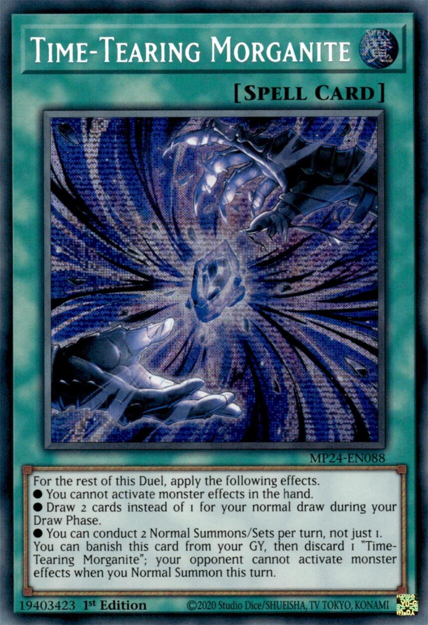 Time-Tearing Morganite [MP24-EN088] Prismatic Secret Rare | Jomio and Rueliete's Cards and Comics