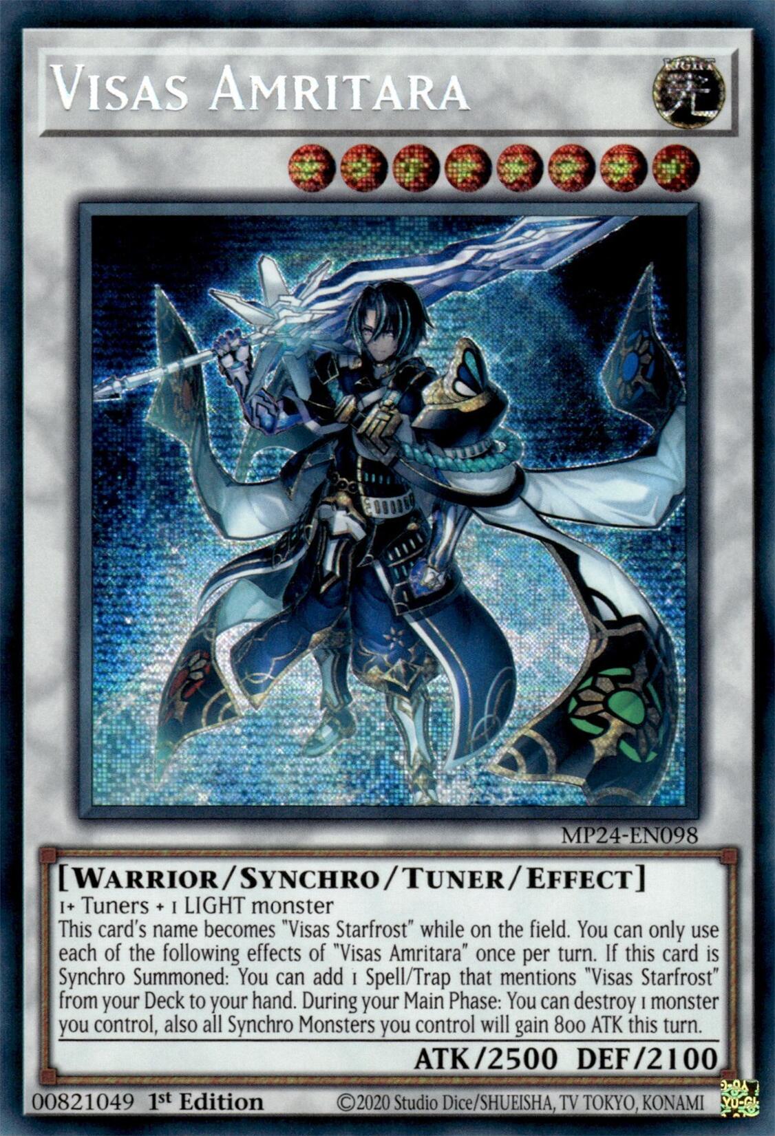 Visas Amritara [MP24-EN098] Prismatic Secret Rare | Jomio and Rueliete's Cards and Comics