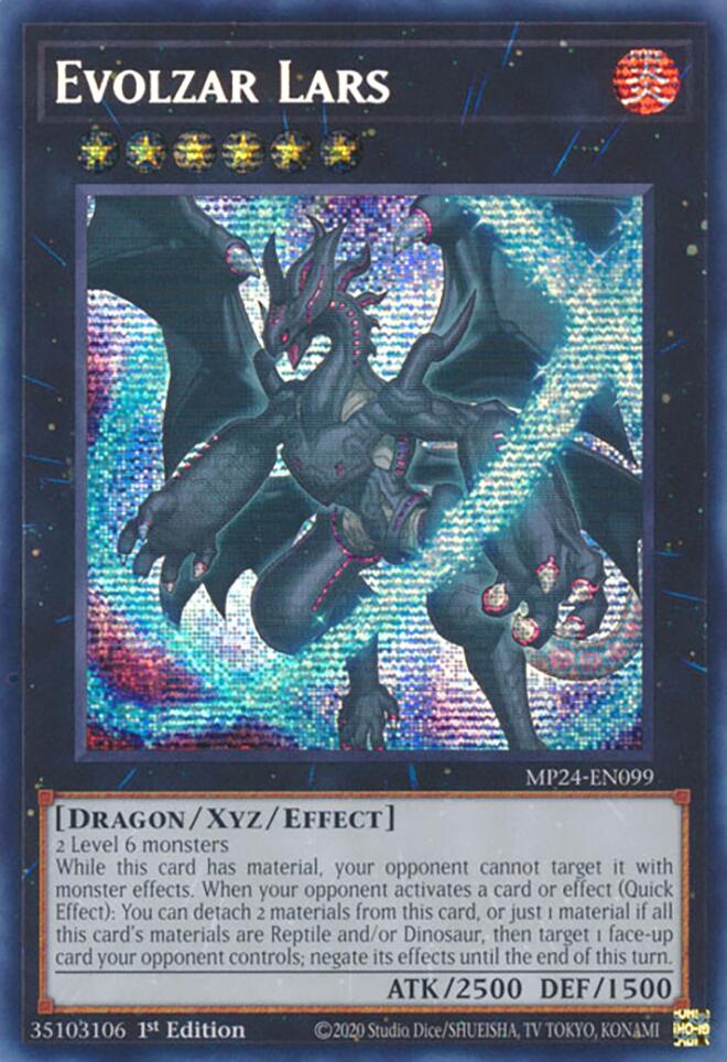 Evolzar Lars [MP24-EN099] Prismatic Secret Rare | Jomio and Rueliete's Cards and Comics