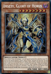 Imsety, Glory of Horus [MP24-EN114] Prismatic Secret Rare | Jomio and Rueliete's Cards and Comics