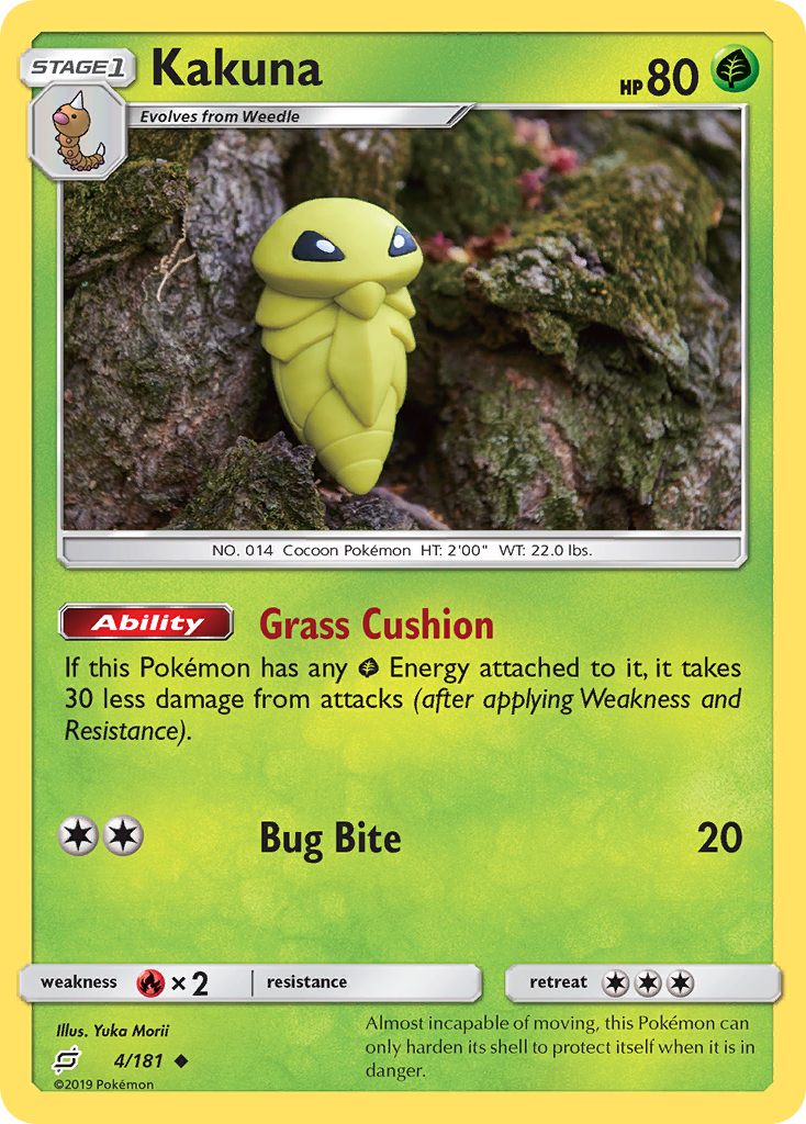Kakuna (4/181) [Sun & Moon: Team Up] | Jomio and Rueliete's Cards and Comics