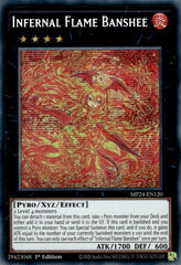 Infernal Flame Banshee [MP24-EN120] Prismatic Secret Rare | Jomio and Rueliete's Cards and Comics