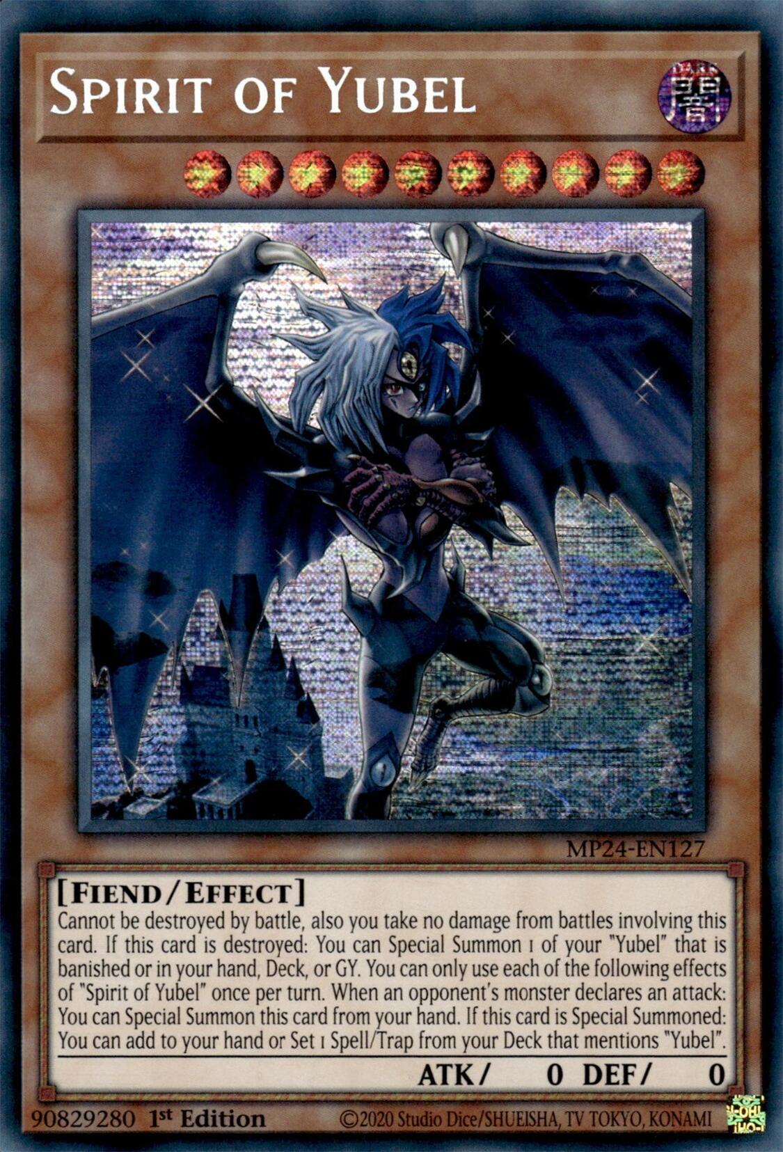 Spirit of Yubel [MP24-EN127] Prismatic Secret Rare | Jomio and Rueliete's Cards and Comics