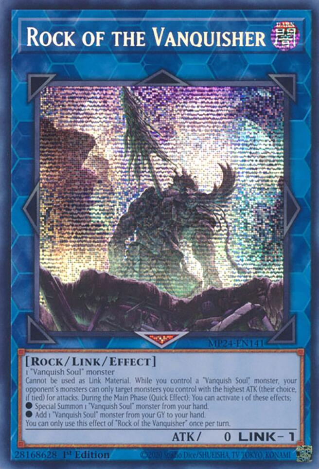 Rock of the Vanquisher [MP24-EN141] Prismatic Secret Rare | Jomio and Rueliete's Cards and Comics