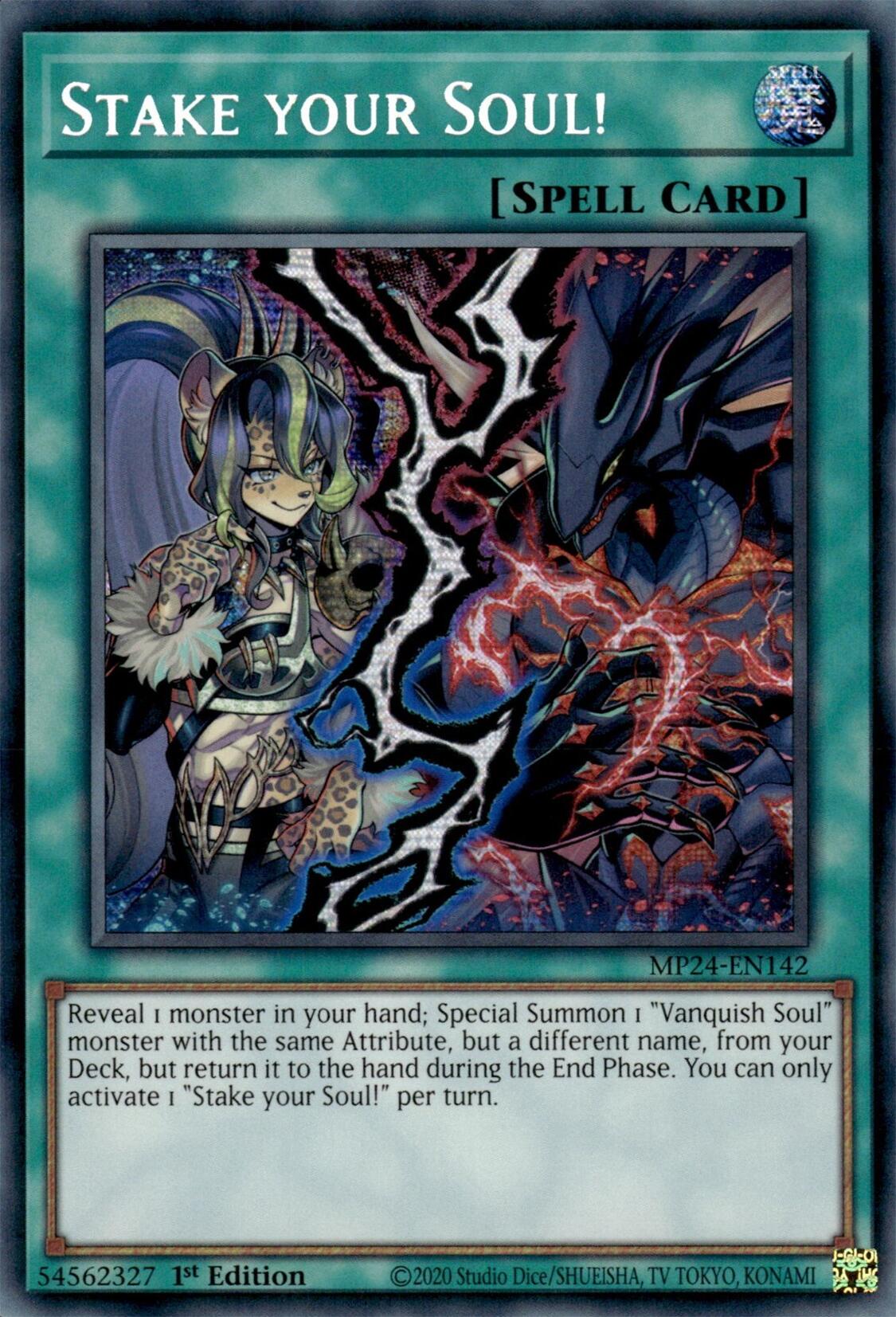 Stake your Soul! [MP24-EN142] Prismatic Secret Rare | Jomio and Rueliete's Cards and Comics