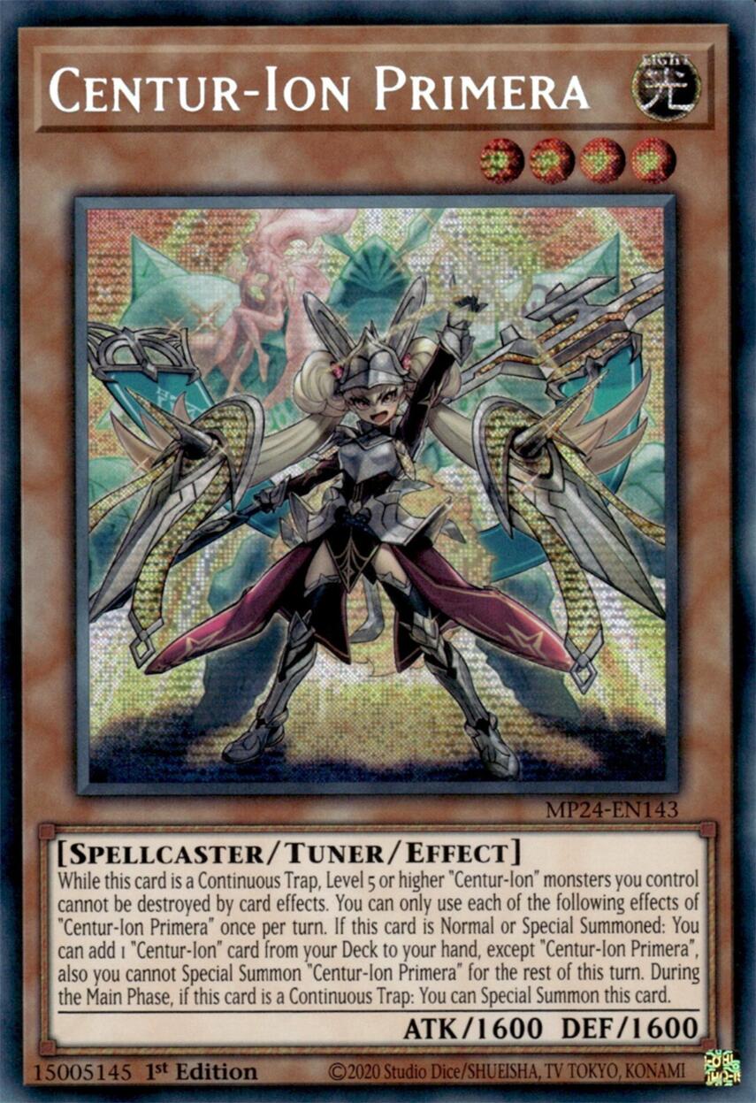Centur-Ion Primera [MP24-EN143] Prismatic Secret Rare | Jomio and Rueliete's Cards and Comics