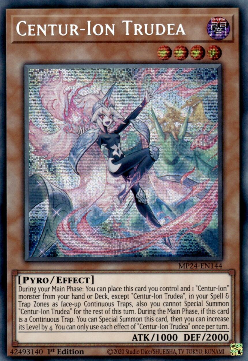 Centur-Ion Trudea [MP24-EN144] Prismatic Secret Rare | Jomio and Rueliete's Cards and Comics