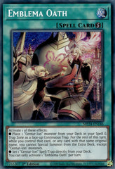 Emblema Oath [MP24-EN146] Prismatic Secret Rare | Jomio and Rueliete's Cards and Comics