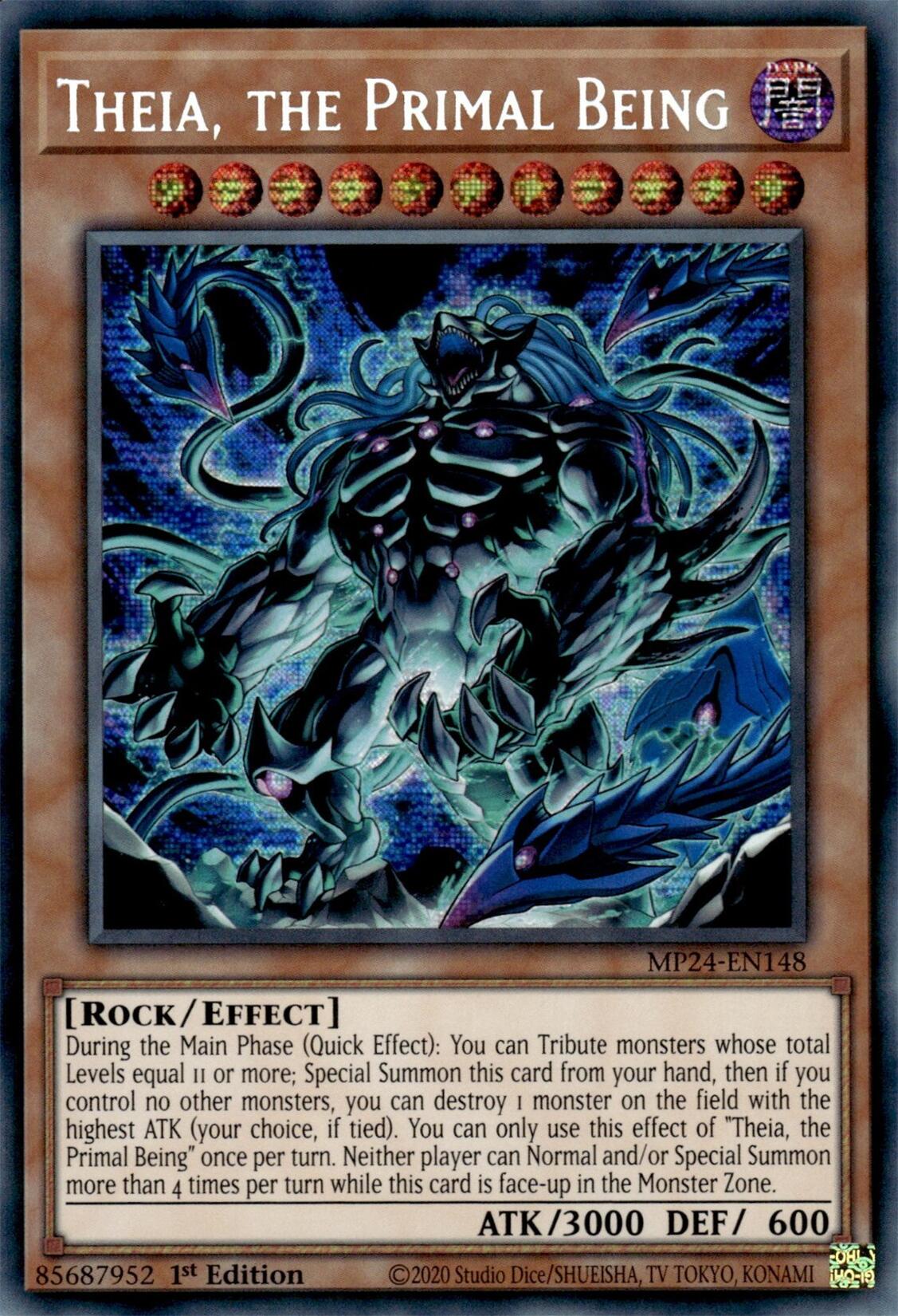 Theia, the Primal Being [MP24-EN148] Prismatic Secret Rare | Jomio and Rueliete's Cards and Comics
