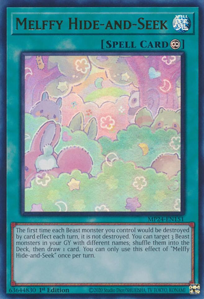 Melffy Hide-and-Seek [MP24-EN151] Ultra Rare | Jomio and Rueliete's Cards and Comics