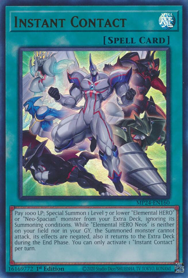 Instant Contact [MP24-EN160] Ultra Rare | Jomio and Rueliete's Cards and Comics