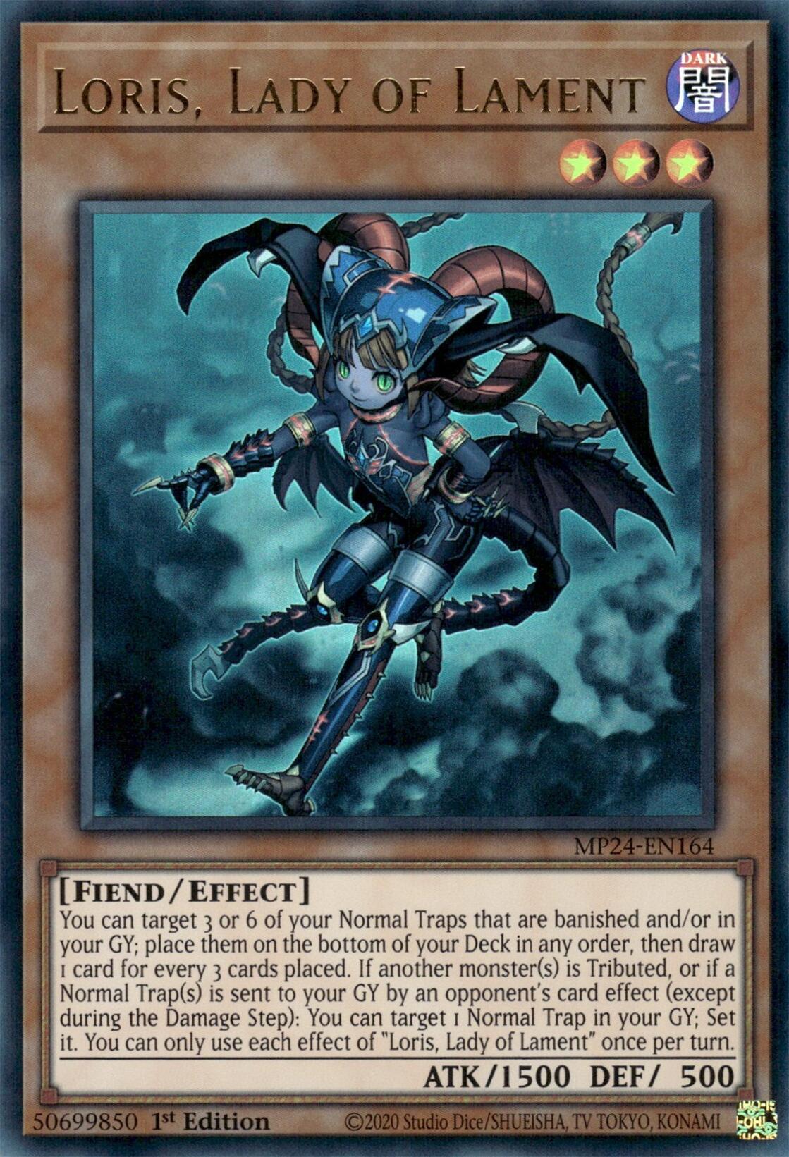 Loris, Lady of Lament [MP24-EN164] Ultra Rare | Jomio and Rueliete's Cards and Comics