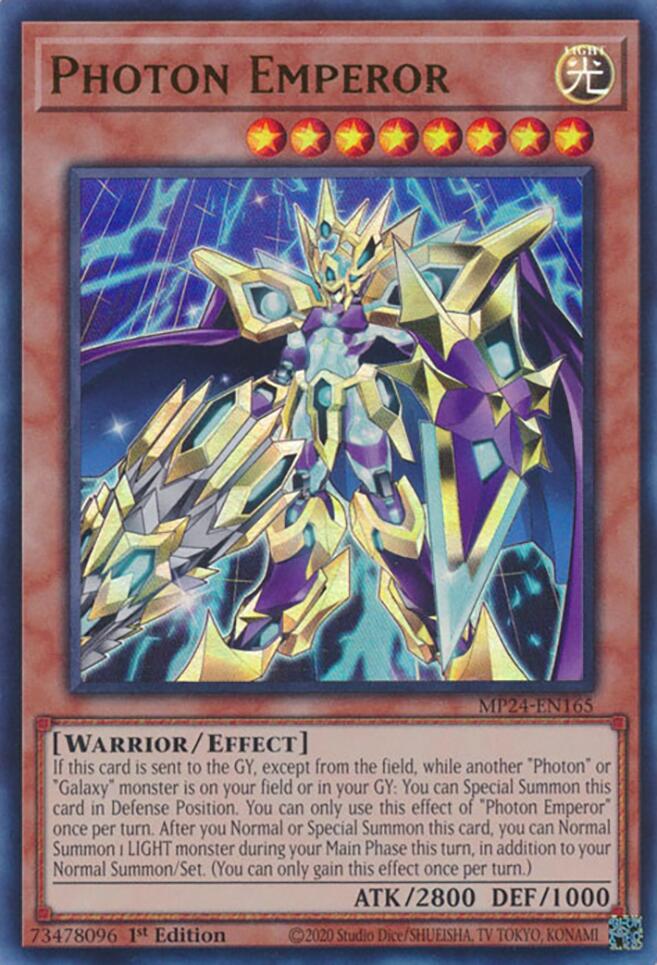 Photon Emperor [MP24-EN165] Ultra Rare | Jomio and Rueliete's Cards and Comics