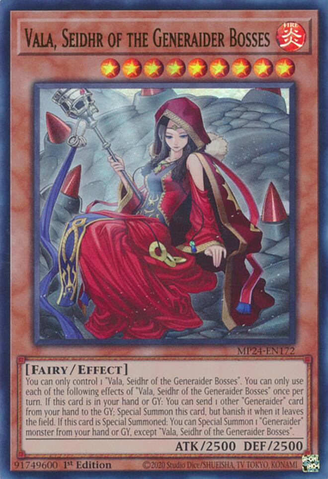 Vala, Seidhr of the Generaider Bosses [MP24-EN172] Ultra Rare | Jomio and Rueliete's Cards and Comics