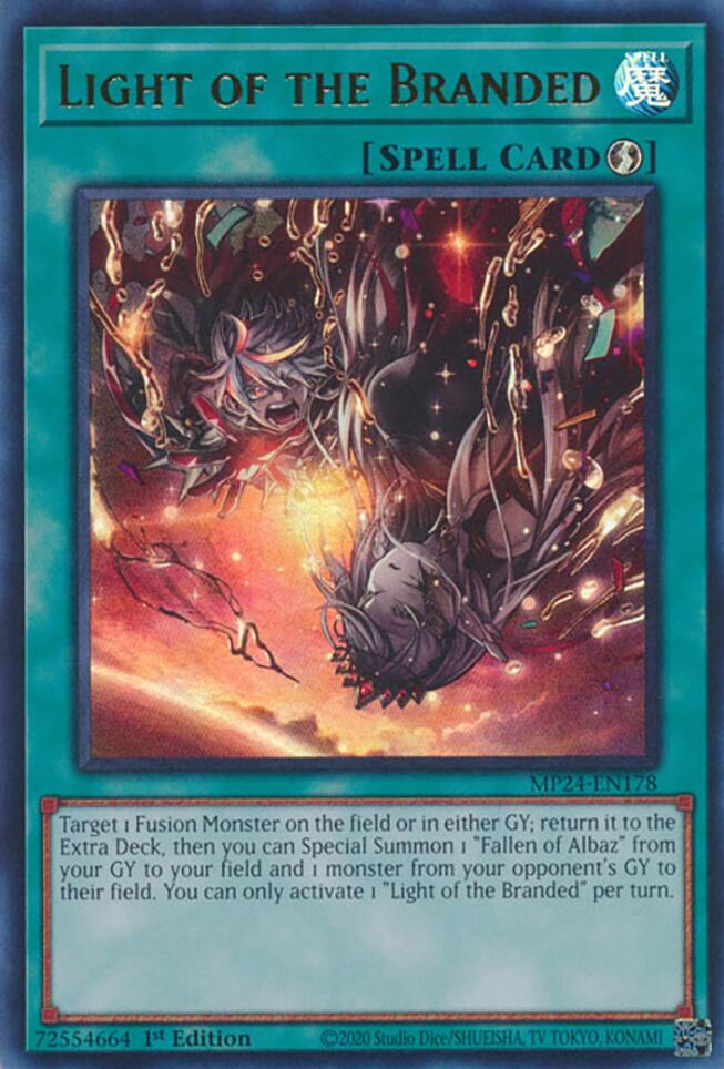 Light of the Branded [MP24-EN178] Ultra Rare | Jomio and Rueliete's Cards and Comics