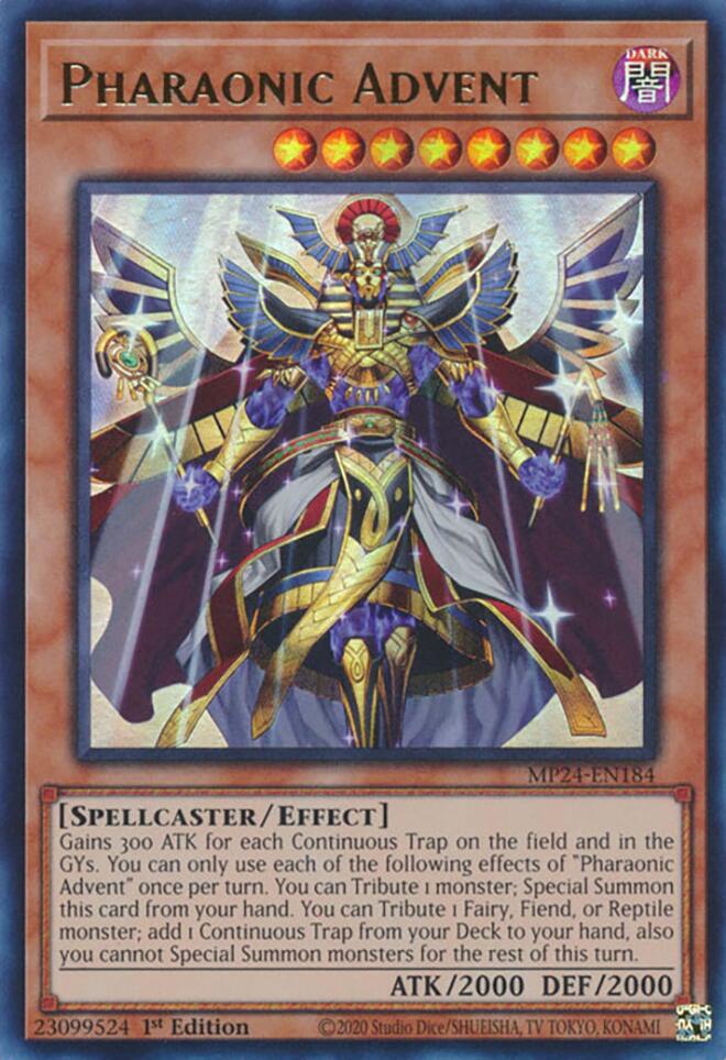 Pharaonic Advent [MP24-EN184] Ultra Rare | Jomio and Rueliete's Cards and Comics