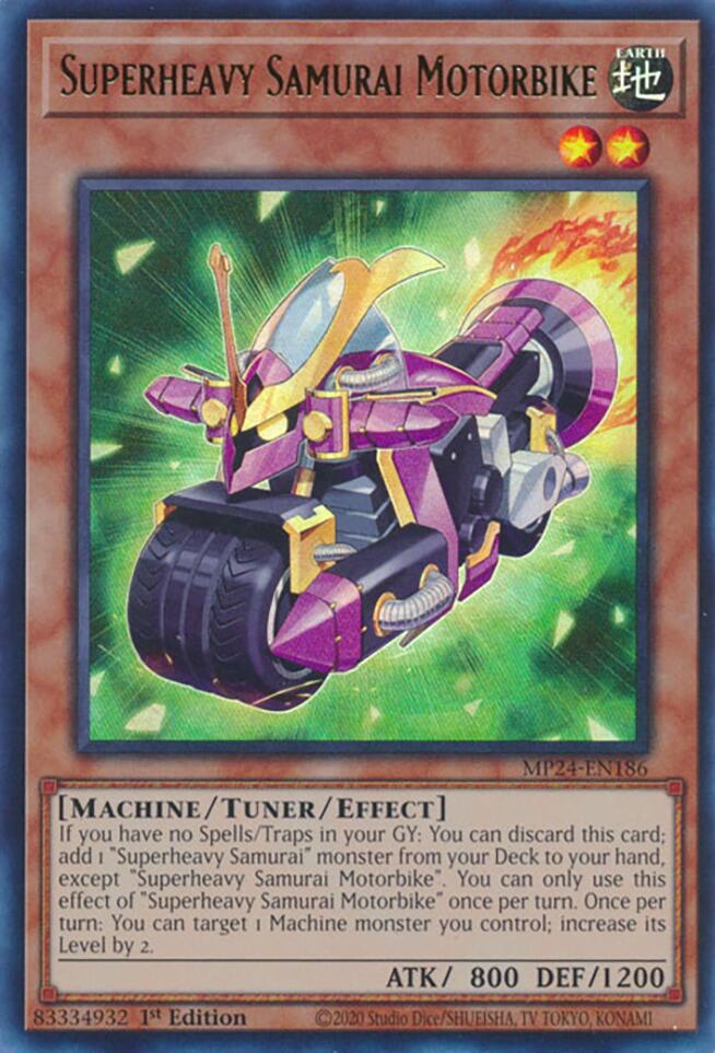 Superheavy Samurai Motorbike [MP24-EN186] Ultra Rare | Jomio and Rueliete's Cards and Comics