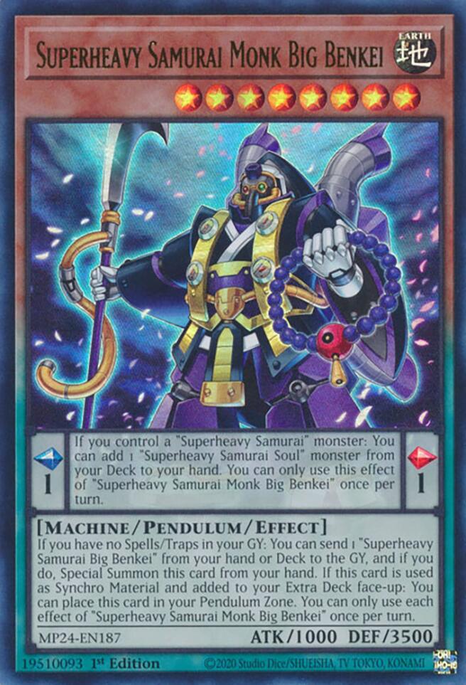 Superheavy Samurai Monk Big Benkei [MP24-EN187] Ultra Rare | Jomio and Rueliete's Cards and Comics