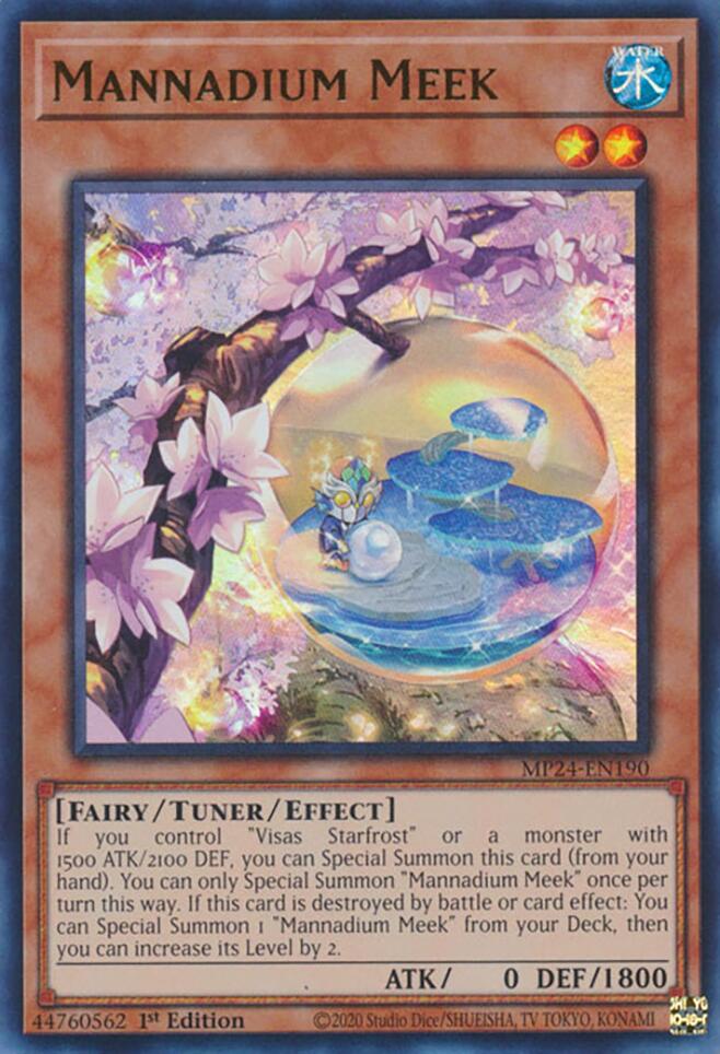 Mannadium Meek [MP24-EN190] Ultra Rare | Jomio and Rueliete's Cards and Comics
