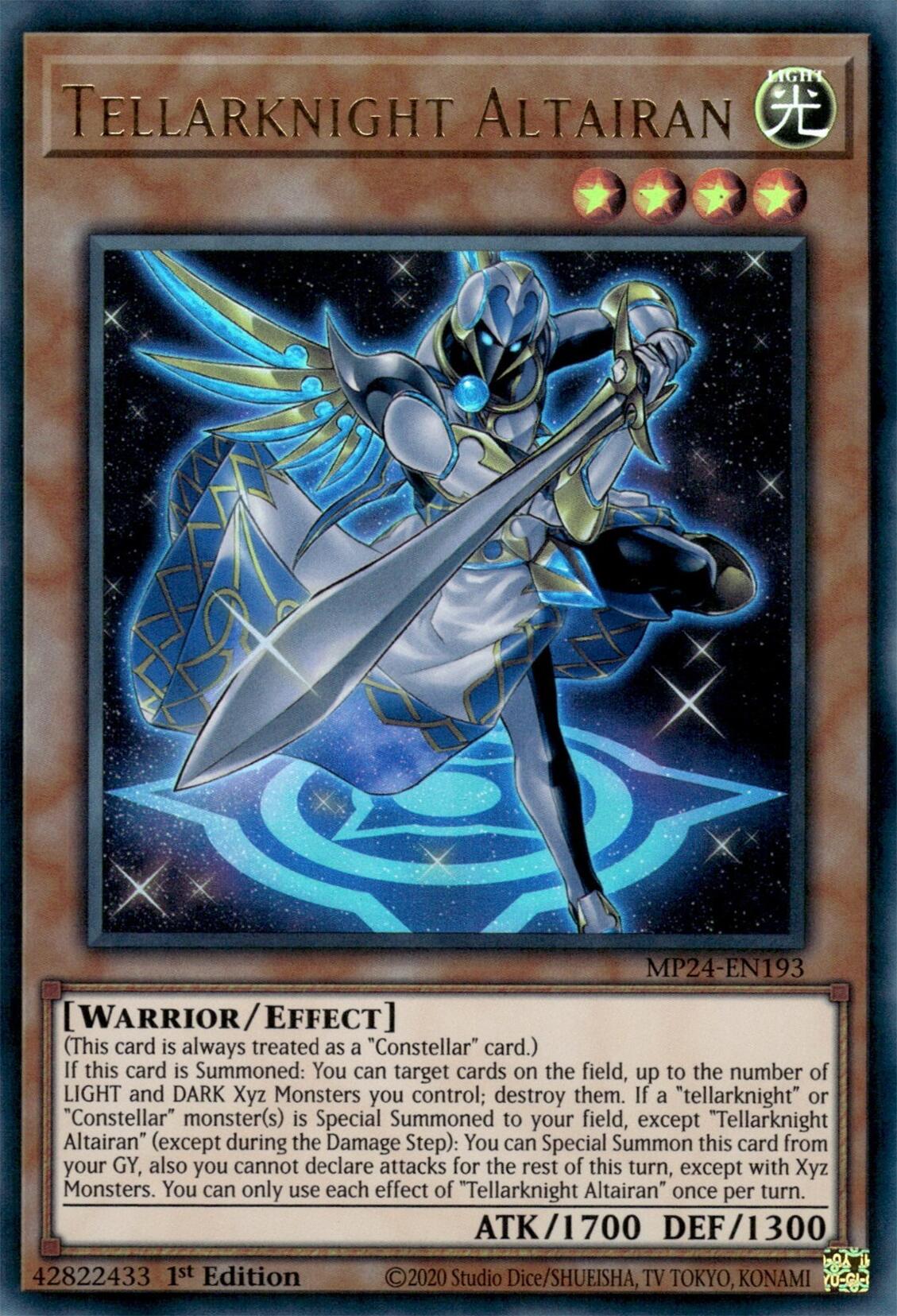 Tellarknight Altairan [MP24-EN193] Ultra Rare | Jomio and Rueliete's Cards and Comics