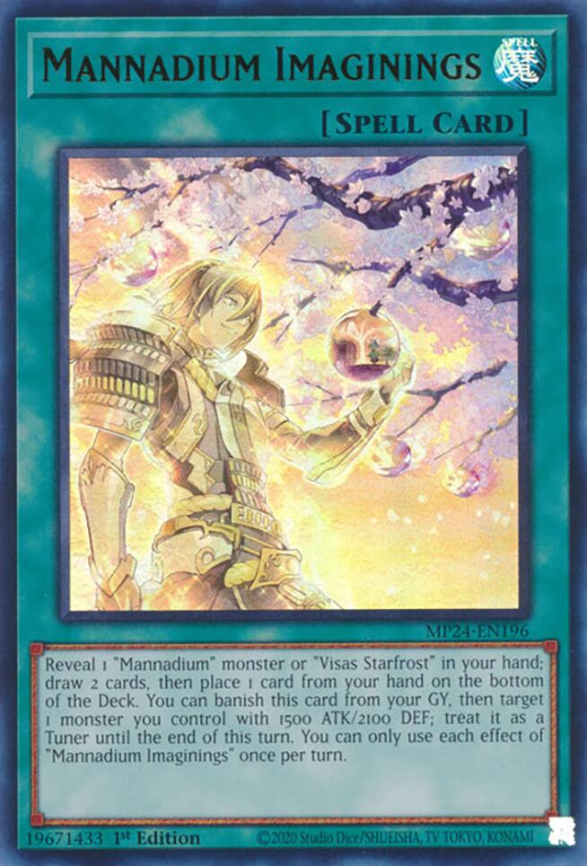 Mannadium Imaginings [MP24-EN196] Ultra Rare | Jomio and Rueliete's Cards and Comics
