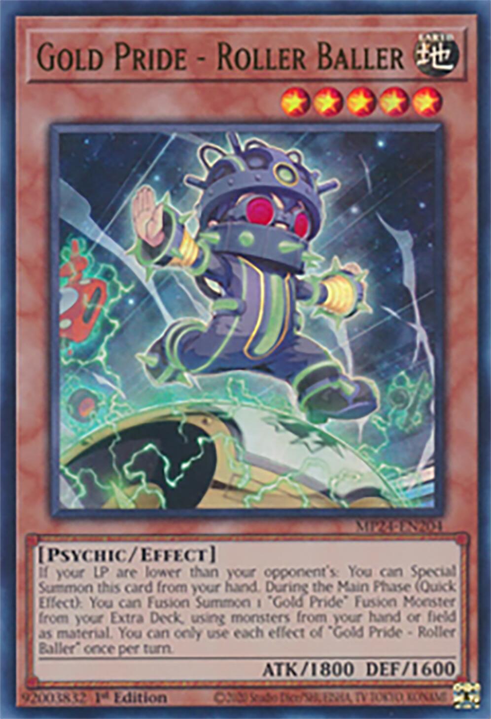 Gold Pride - Roller Baller [MP24-EN204] Ultra Rare | Jomio and Rueliete's Cards and Comics