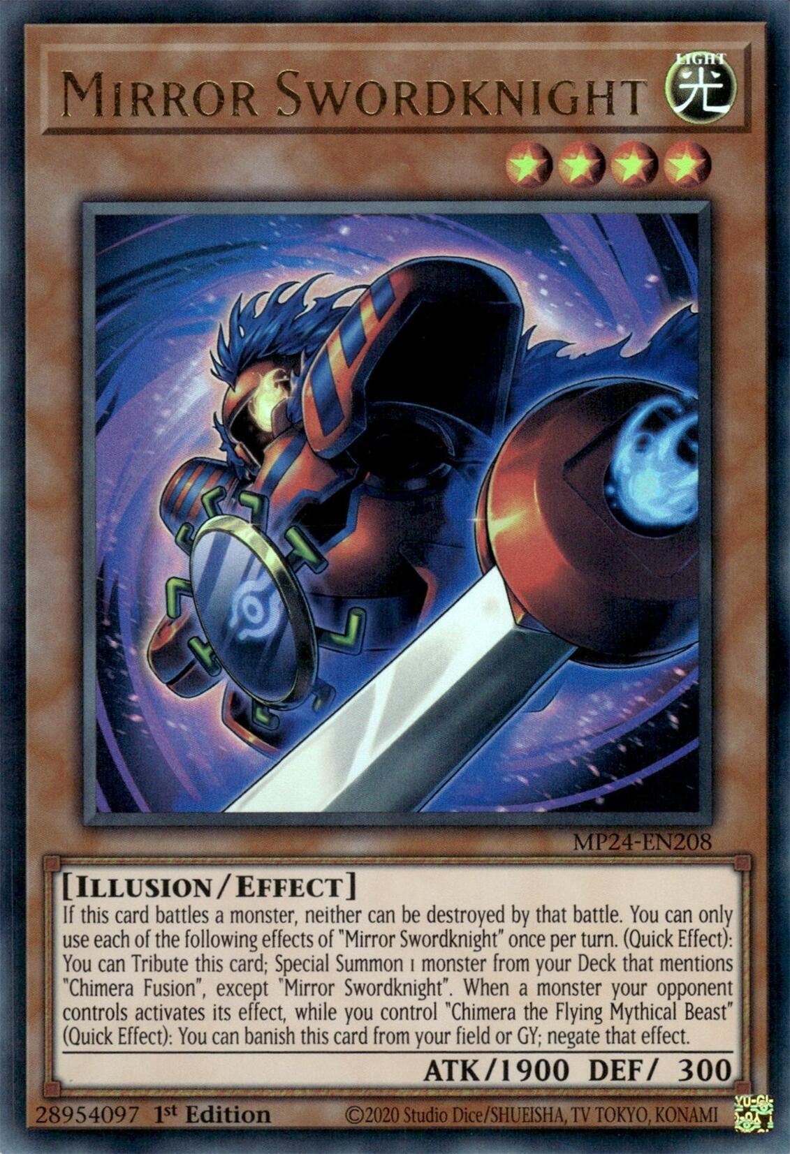 Mirror Swordknight [MP24-EN208] Ultra Rare | Jomio and Rueliete's Cards and Comics