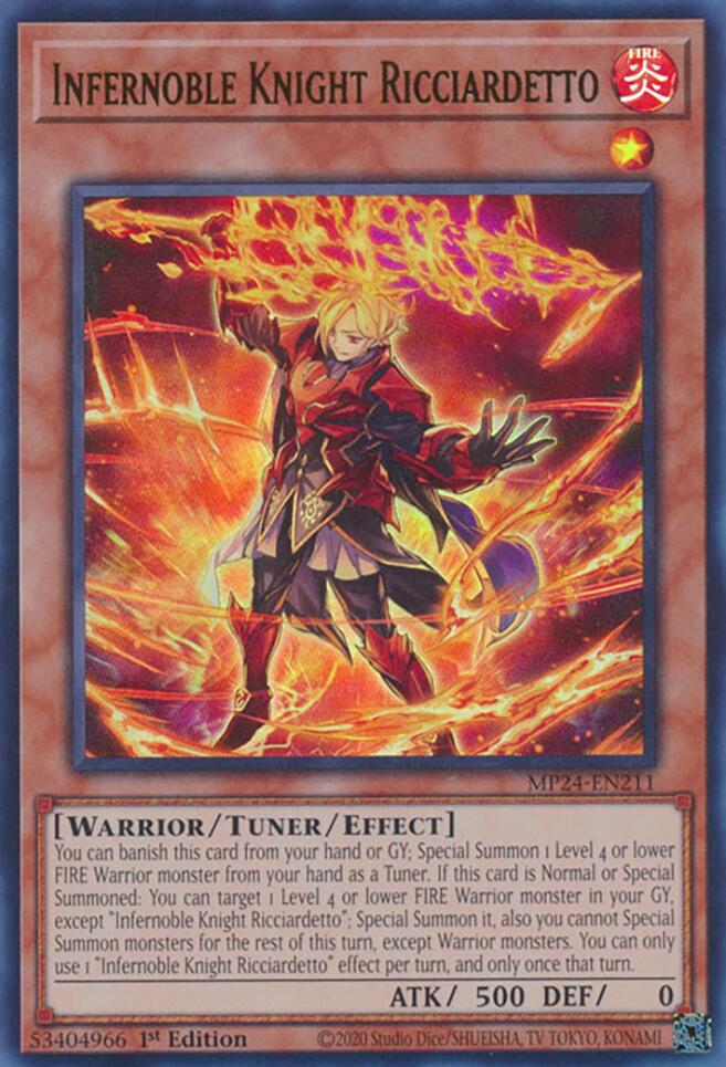 Infernoble Knight Ricciardetto [MP24-EN211] Ultra Rare | Jomio and Rueliete's Cards and Comics