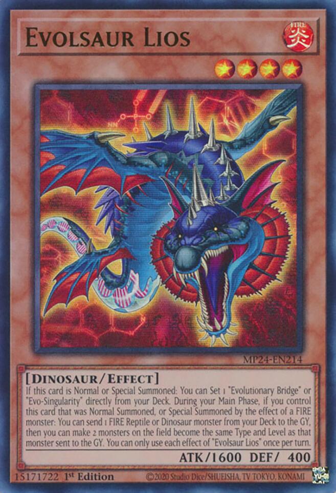 Evolsaur Lios [MP24-EN214] Ultra Rare | Jomio and Rueliete's Cards and Comics