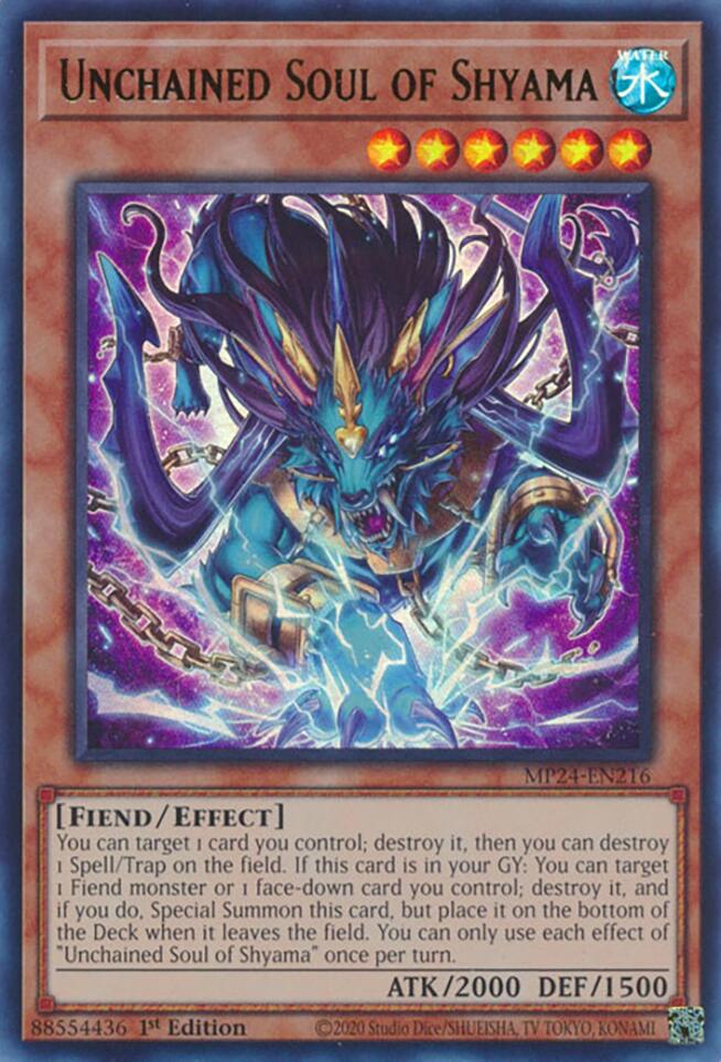 Unchained Soul of Shyama [MP24-EN216] Ultra Rare | Jomio and Rueliete's Cards and Comics