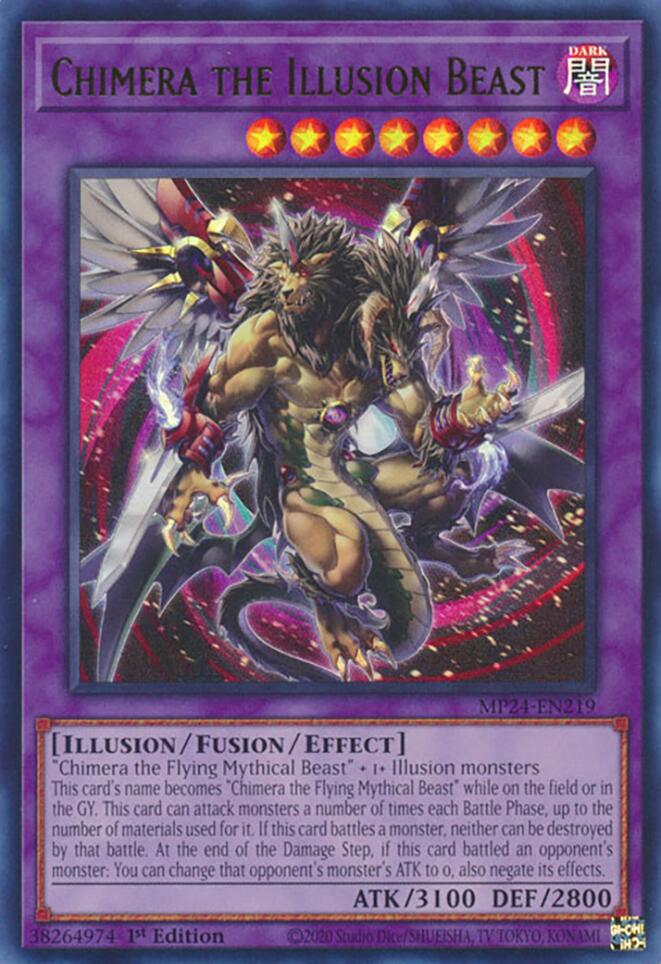 Chimera the Illusion Beast [MP24-EN219] Ultra Rare | Jomio and Rueliete's Cards and Comics