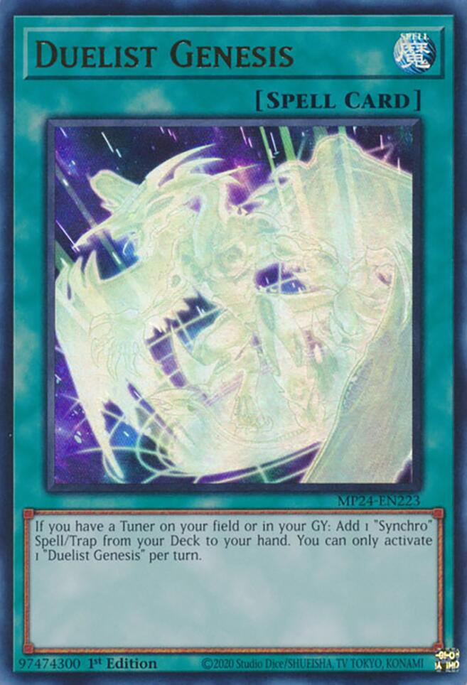 Duelist Genesis [MP24-EN223] Ultra Rare | Jomio and Rueliete's Cards and Comics