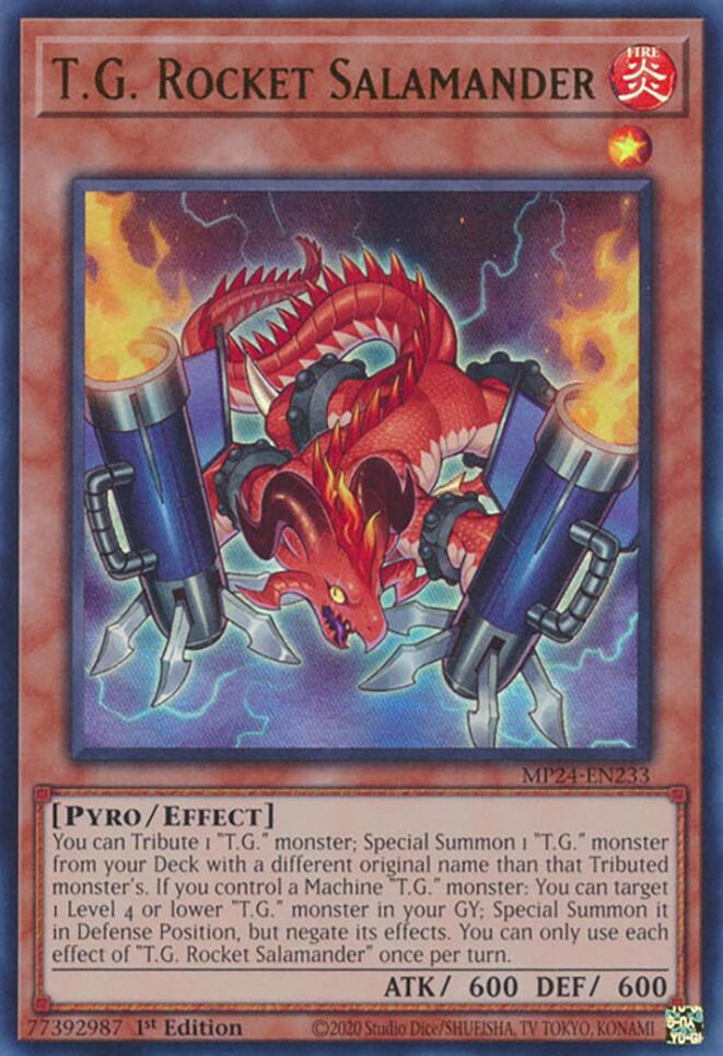 T.G. Rocket Salamander [MP24-EN233] Ultra Rare | Jomio and Rueliete's Cards and Comics
