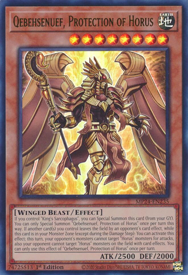 Qebehsenuef, Protection of Horus [MP24-EN235] Ultra Rare | Jomio and Rueliete's Cards and Comics