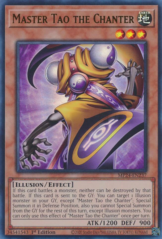 Master Tao the Chanter [MP24-EN237] Ultra Rare | Jomio and Rueliete's Cards and Comics