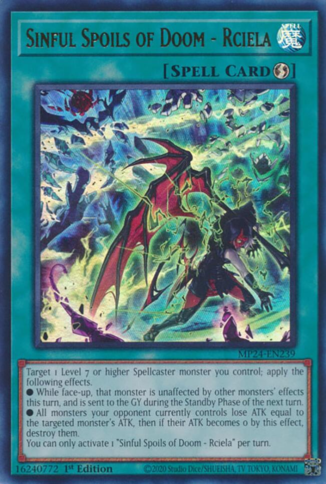 Sinful Spoils of Doom - Rciela [MP24-EN239] Ultra Rare | Jomio and Rueliete's Cards and Comics