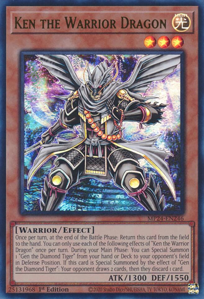 Ken the Warrior Dragon [MP24-EN246] Ultra Rare | Jomio and Rueliete's Cards and Comics