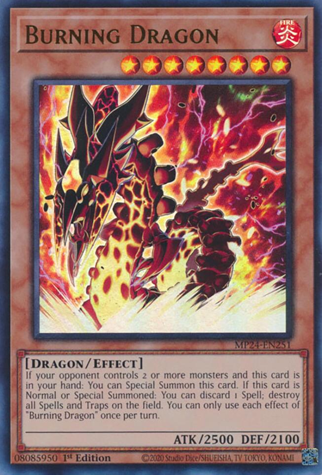 Burning Dragon [MP24-EN251] Ultra Rare | Jomio and Rueliete's Cards and Comics