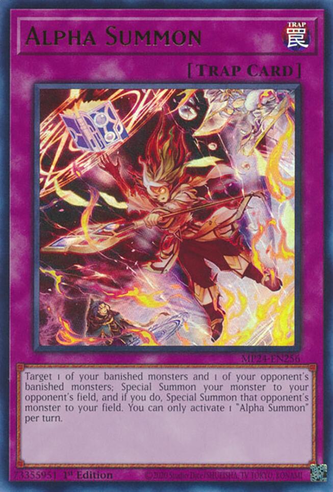Alpha Summon [MP24-EN256] Ultra Rare | Jomio and Rueliete's Cards and Comics
