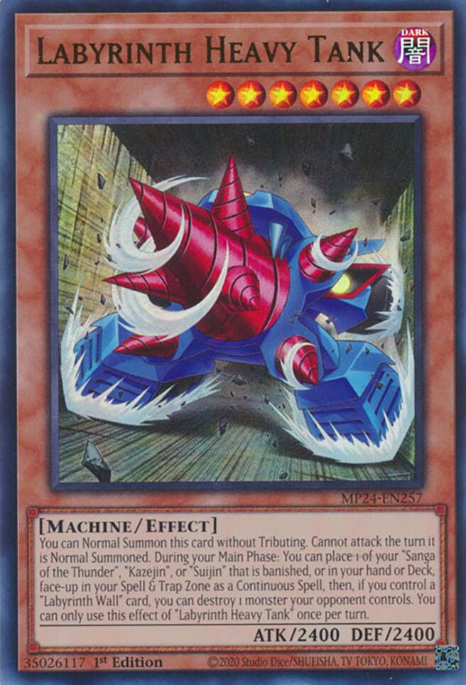 Labyrinth Heavy Tank [MP24-EN257] Ultra Rare | Jomio and Rueliete's Cards and Comics