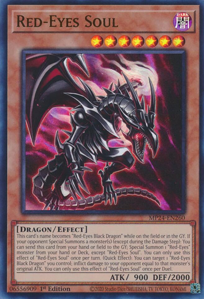 Red-Eyes Soul [MP24-EN260] Ultra Rare | Jomio and Rueliete's Cards and Comics