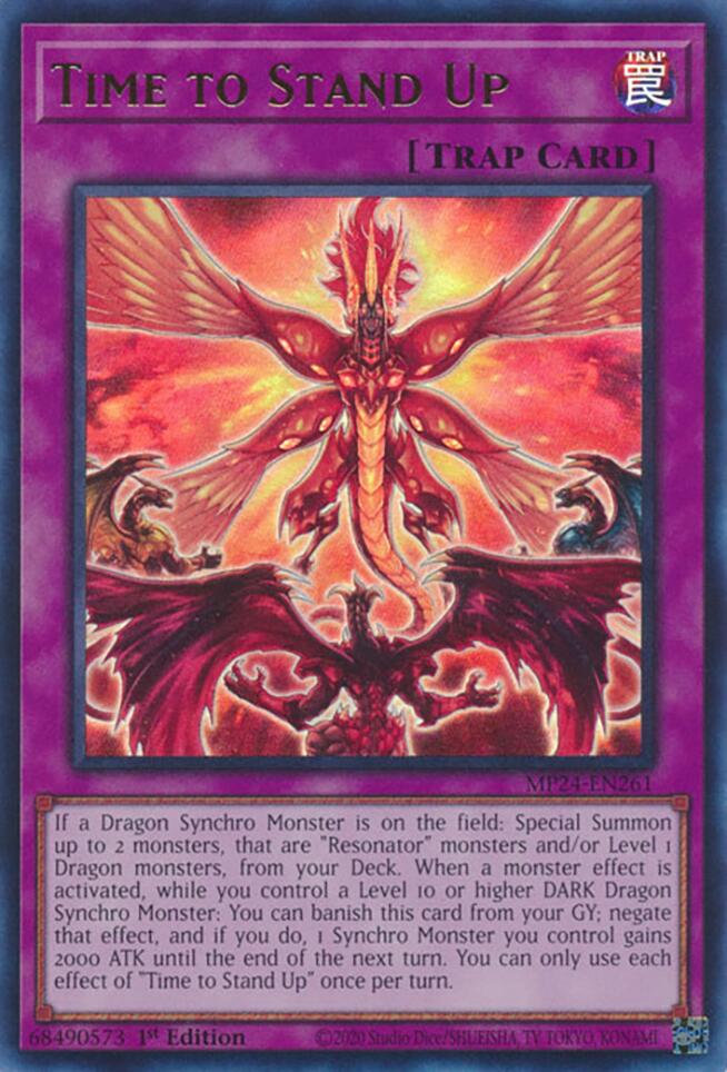 Time to Stand Up [MP24-EN261] Ultra Rare | Jomio and Rueliete's Cards and Comics