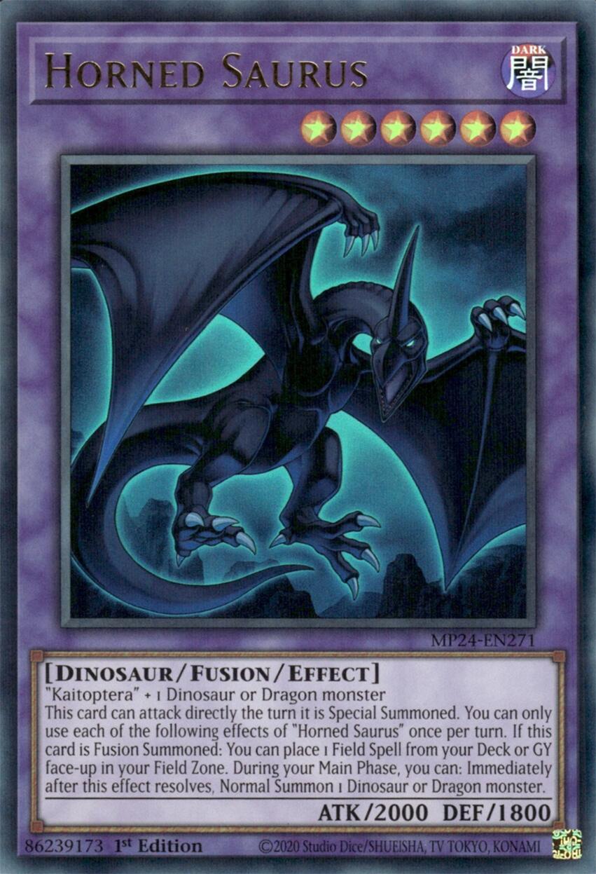 Horned Saurus [MP24-EN271] Ultra Rare | Jomio and Rueliete's Cards and Comics